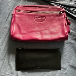 Coach leather pouches. Very open to offers